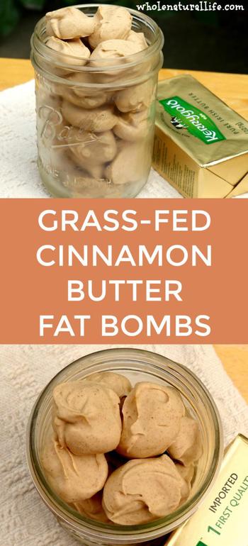 Grass-Fed Cinnamon Butter Fat Bombs