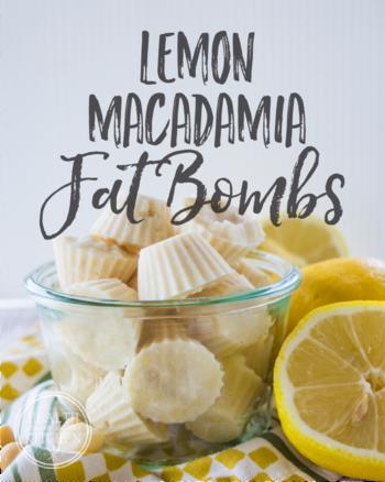 Lemon Macadamia Fat Bombs