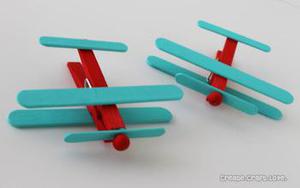 Clothespin Airplanes