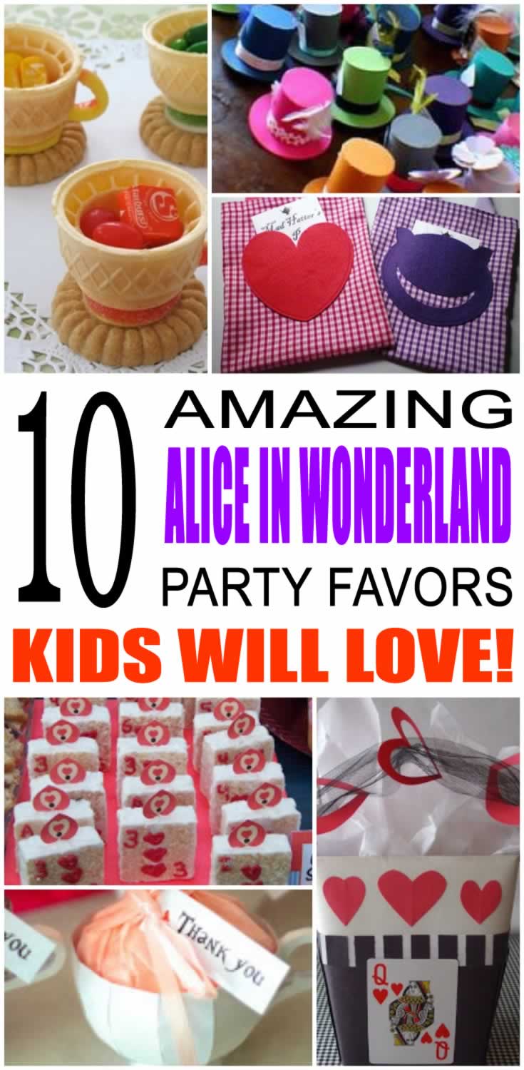 Alice In Wonderland Party Favor Ideas