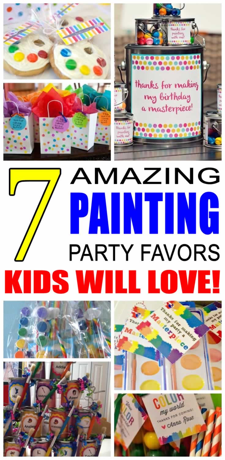 Art and Painting Party Favor Ideas - 735 x 1500 jpeg 126kB