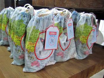 Map Favor Bags