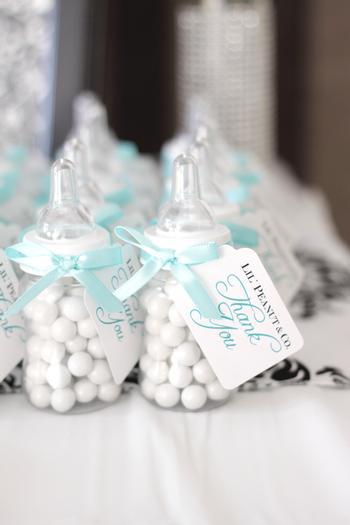 Baby Bottle Baby Shower Favor Idea