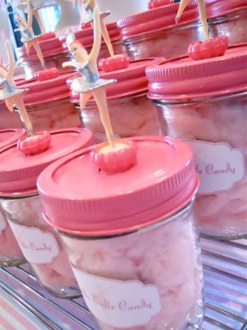 Mason Jar Ballerina Favors