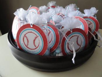 Baseball Baby Shower Favors