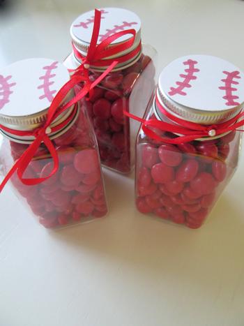 Baseball Jar Favors