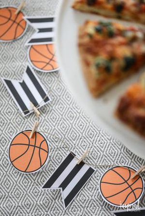 Basketball Garland