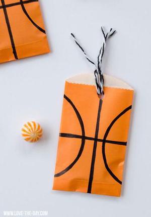Basketball Party Favor Bag