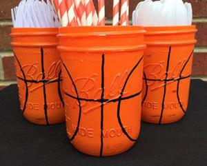 Mason Jar Basketballs