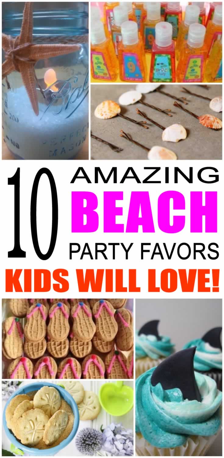 Beach Party Favor Ideas