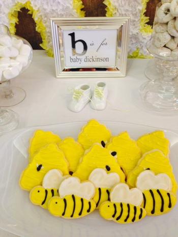 Beehive And Bee Cookies