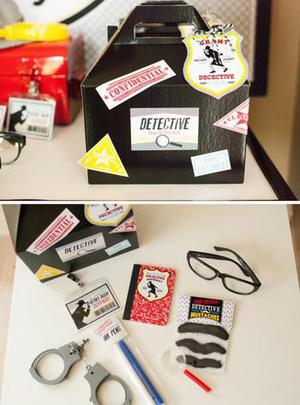 Detective Kit Party Favor Box