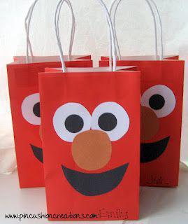 Elmo Party Favor Bag