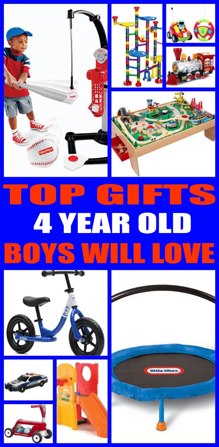 gifts for 4 year old boy christmas