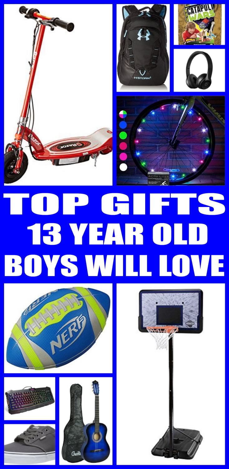 gift ideas for 13 year old boy