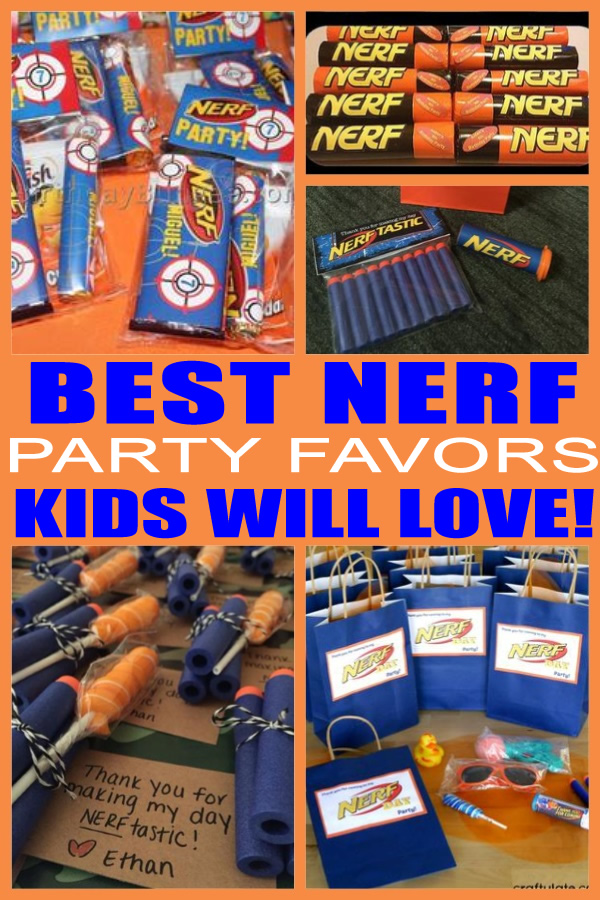 Best Nerf Birthday Party Favors