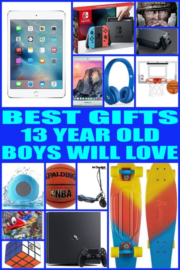 13 year old boy gifts