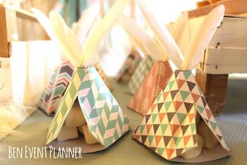 Boho Teepee Treat Box Favor