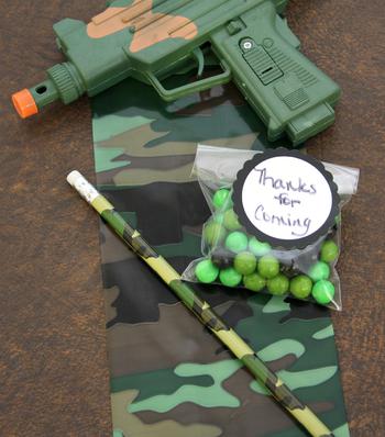 Camoflauge Party Favors