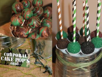 Corporal Cake Pops