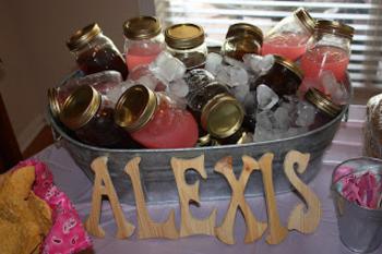 Cow Girl Drinks In A Jar