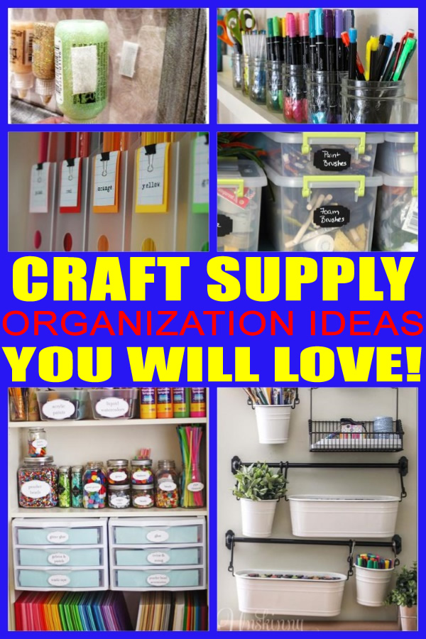 Craft Supply Organization - Kid Bam