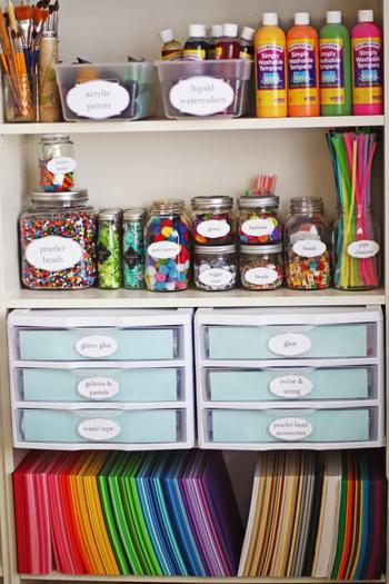 Craft Room Organization Idea