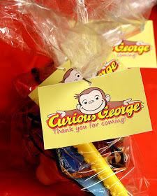 Curious George Treat Bag