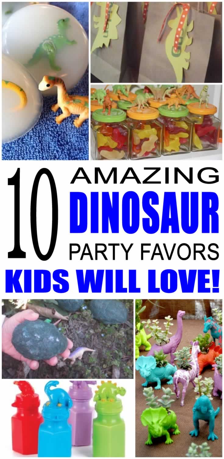 Dinosaur Party Favor Ideas