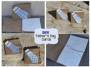 DIY Fathers Day Card