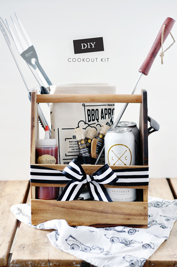 DIY Fathers Day Cookout Basket