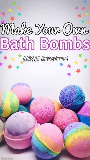 Lush Inspired Bath Bombs