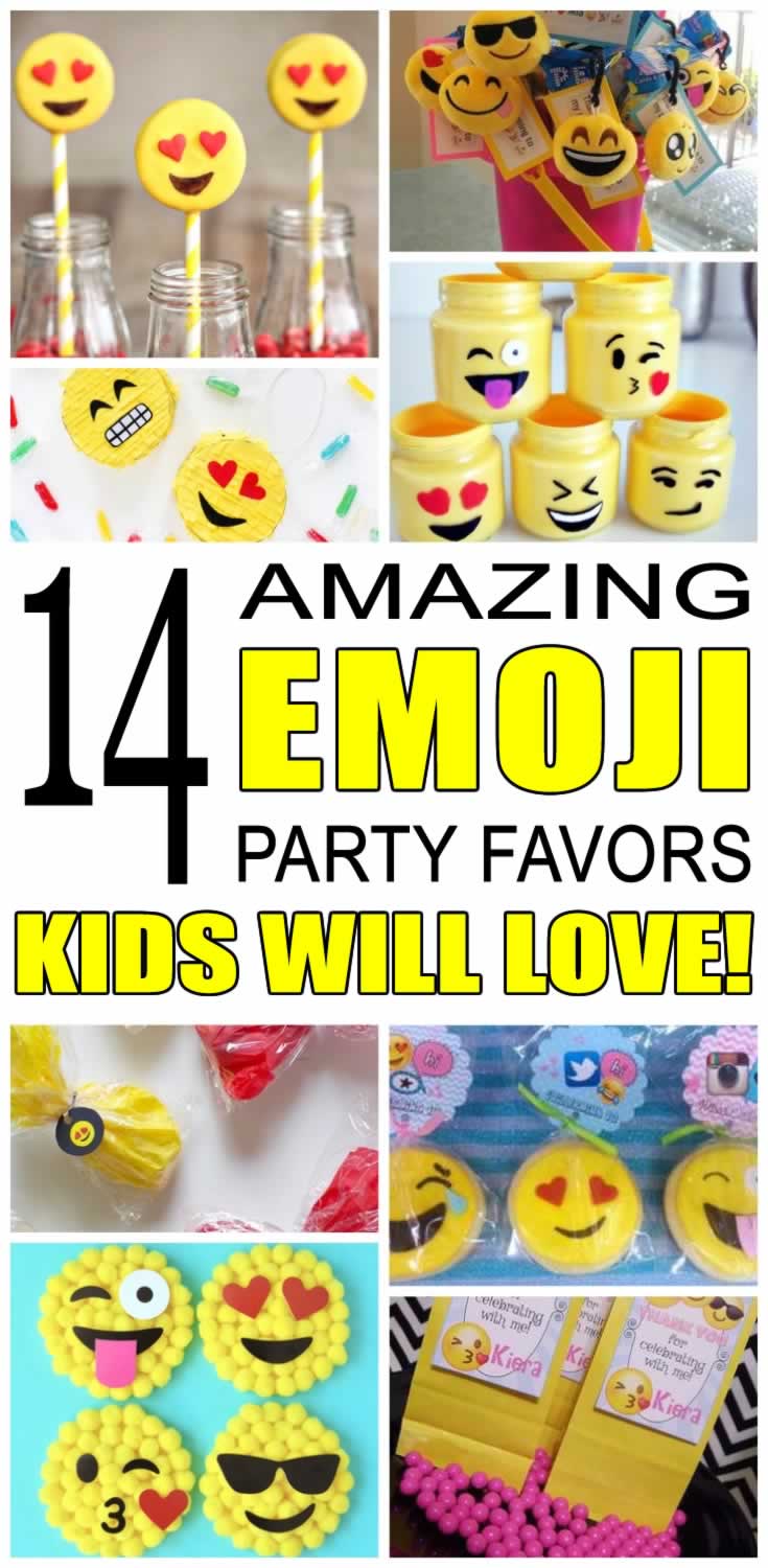  Emoji  Party  Favor Ideas 