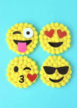 Emoji Pom Poms