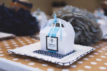 Hot Air Balloon Baby Shower Favor Box