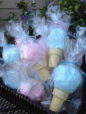 Cotton Candy Cones