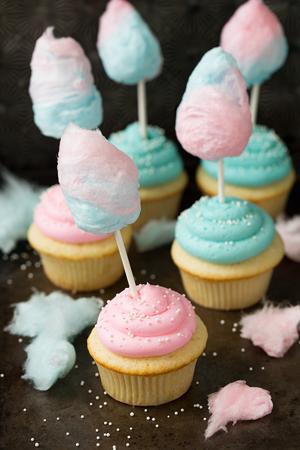 Cotton Candy Cupcakes