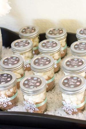 Hot Chocolate Party Favor Idea