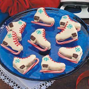 Ice Skate Brownies