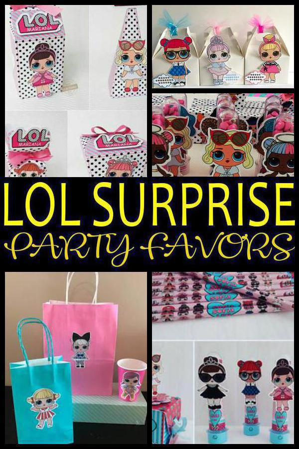  LOL  Surprise Party  Favors