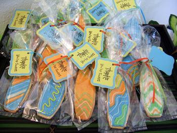 Surfboard Cookies