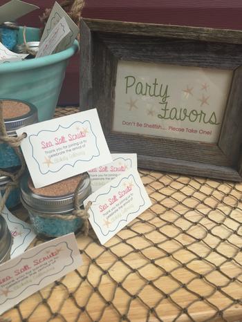 Sea Salt Scrub Party Favors