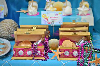 Mermaid Party Favors Treasure Boxes