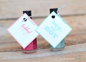 Nail Polish Baby Shower Favors