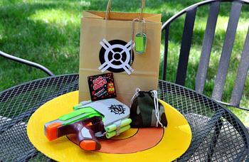 Nerf Gun Party Favor Bag