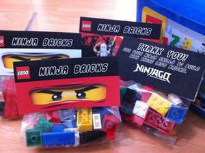 Ninja Bricks Treat Bags
