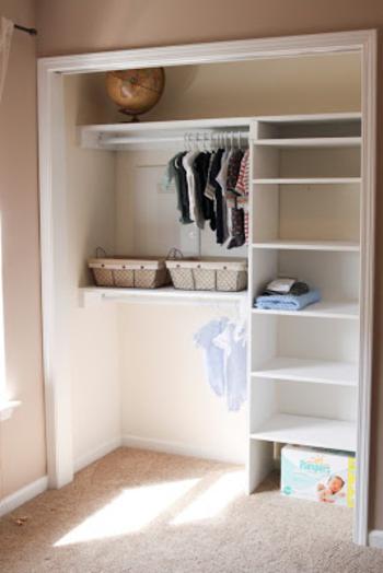 Nursery Closet Makeover