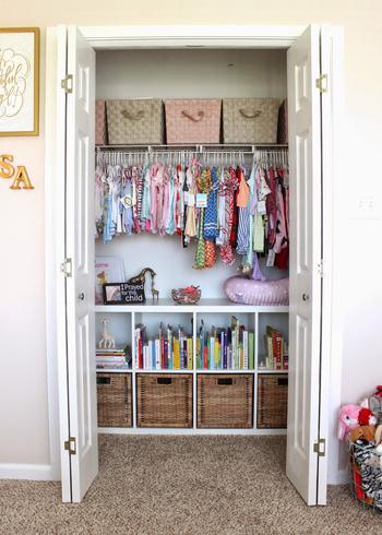 Nursery Closet Organization