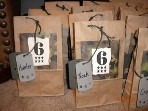 Camouflage Party Favor Bags