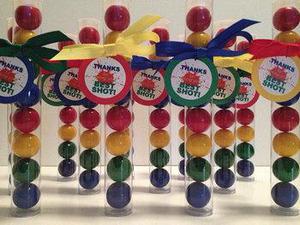 Gumball Paintball Favors
